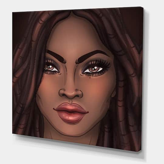 Designart - Portrait of African American Woman I